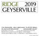 1st label thumbnail of Ridge Vineyards Geyserville