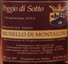 5th label thumbnail of Fattoria Poggio di Sotto Brunello di Montalcino DOCG