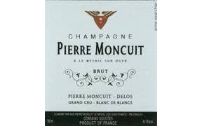 Click to see this product Label of Pierre Moncuit Grand Cru Cuvee Pierre Moncuit-Delos Blanc de Blancs Brut