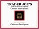 1st label thumbnail of Trader Joe's Charles Shaw Blend Cabernet Sauvignon