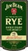 2nd label thumbnail of Jim Beam Straight Rye Whiskey
