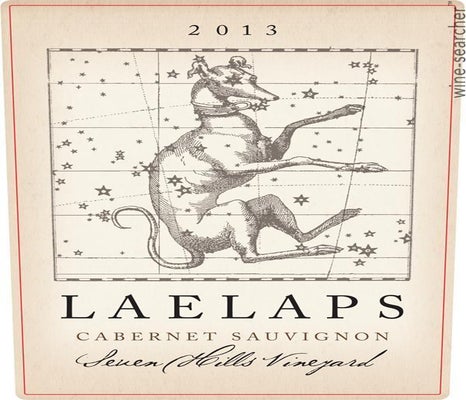 Label 1 of Laelaps Seven Hills Vineyard Cabernet Sauvignon