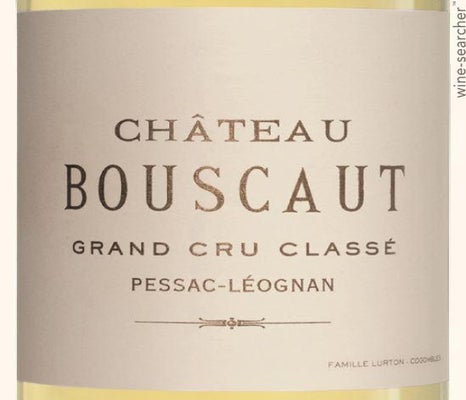 Label 1 of Chateau Bouscaut Blanc