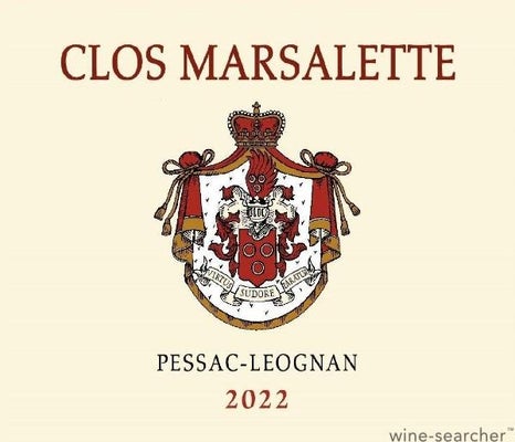 Label 1 of Chateau Clos Marsalette