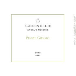 F. Stephen Millier Angel's Reserve Pinot Grigio, Lodi ...