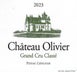 1st label thumbnail of Chateau Olivier Blanc
