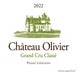 2nd label thumbnail of Chateau Olivier Blanc
