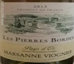 Label 1 of Les Pierres Bordes Marsanne - Viognier