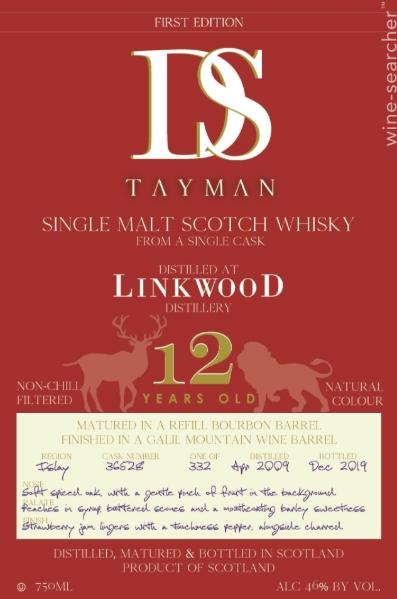 Ds Tayman First Edition Linkwood 12 Year Old Single Malt Scotch Whisky Islay Prices Stores Tasting Notes Market Data Ds Tayman First Edition Linkwood 12 Year Old Single Malt Scotch Whisky Islay Prices Stores Tasting Notes Market Data