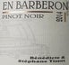 7th label thumbnail of Benedicte & Stephane Tissot Cotes du Jura En Barberon Pinot Noir