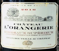 Label 1 of Chateau de L'Orangerie