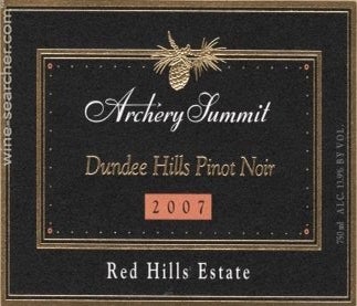 Label 1 of Archery Summit Red Hills Estate Pinot Noir