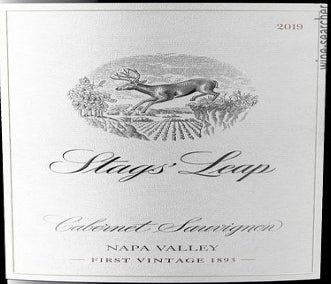 Label 1 of Stags' Leap Winery Cabernet Sauvignon