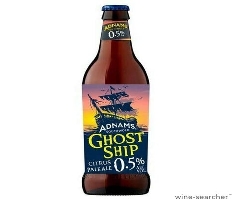 Label 1 of Adnams Ghost Ship Low Alcohol Beer