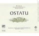 3rd label thumbnail of Bodegas Ostatu Crianza