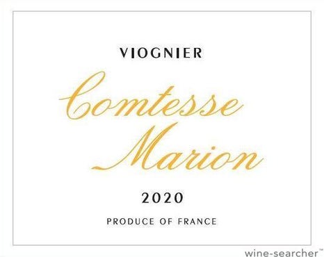 Label 1 of Comtesse Marion Viognier