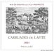 3rd label thumbnail of Chateau Lafite Rothschild 'Carruades de Lafite'