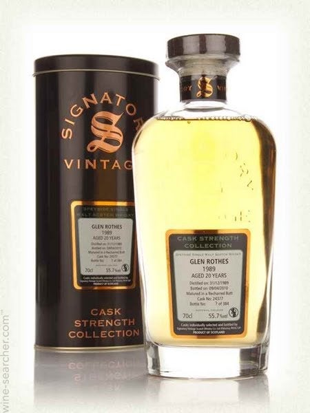 ウイスキー SIGNATORY VINTAGE 1997 GLEN ROTHES 23YO Glenrothes 1997 SV - Ratings and reviews - Whiskybase