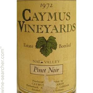 ワイン Caymus Vineyards 1981 Cabernet Sauvignon 1981 Caymus Vineyards Cabernet Sauvignon wine, Napa [WS