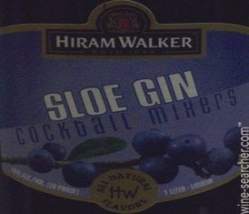 Label 1 of Hiram Walker Sloe Gin