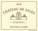 3rd label thumbnail of Chateau de Sales