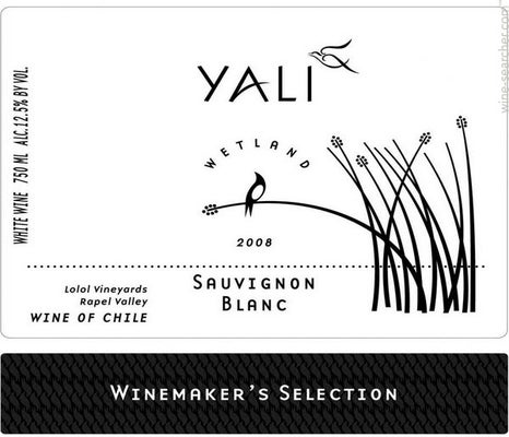 Label 1 of Yali Wetlands Winemaker's Selection Sauvignon Blanc