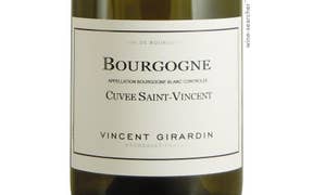 Click to see this product Label of Vincent Girardin Bourgogne Chardonnay Cuvee Saint-Vincent