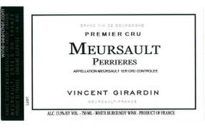 Click to see this product Label of Vincent Girardin Les Perrieres