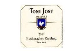 Click to see this product Label of Weingut Toni Jost Hahnenhof Bacharacher Riesling Trocken