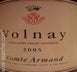 4th label thumbnail of Comte Armand Volnay