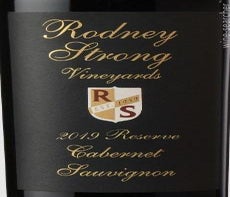 Label 1 of Rodney Strong Reserve Cabernet Sauvignon