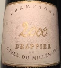 ドラピエ　キュベ・ドゥ・ミレネール　ブリュット　1995 1995 Drappier Cuvee du Millenaire Brut, Champagne, France