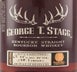 2nd label thumbnail of George T. Stagg Straight Bourbon Whiskey