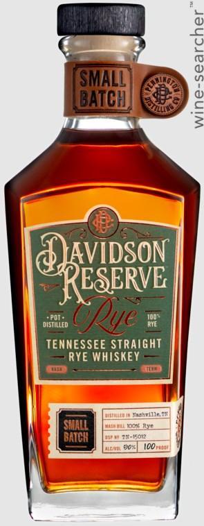 Davidson Reserve テネシー ストレート ウイスキー 750ml Davidson Reserve Tennessee Straight Bourbon Whiskey, USA