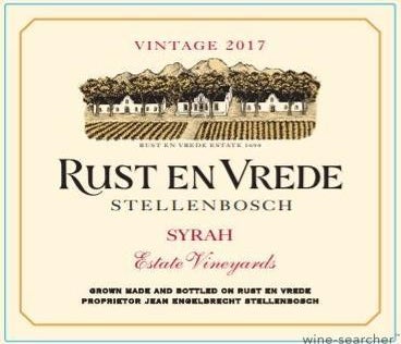 Label 5 of Rust en Vrede Shiraz