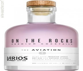 Label 1 of OTR - On The Rocks Premium Cocktails The Aviation