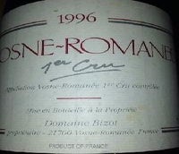 Label 1 of Domaine Jean Yves Bizot Vosne-Romanee Premier Cru