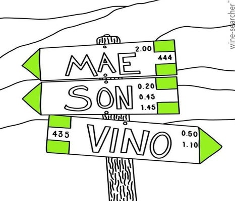 Label 1 of Mae Son Vino Bianco