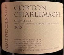 Label 3 of Pierre-Yves Colin-Morey Corton Charlemagne Grand Cru