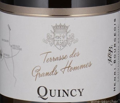 Label 1 of Henri Bourgeois Quincy Terrasses des Grands Hommes