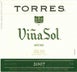 8th label thumbnail of Torres Vina Sol Parellada