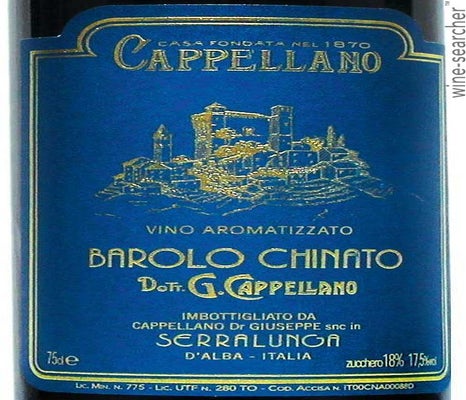 Label 1 of Cappellano Barolo Chinato