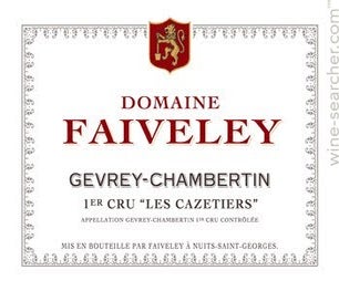 Label 1 of Domaine Faiveley Les Cazetiers