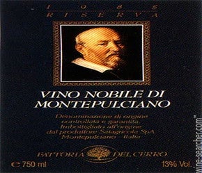 Label 1 of Tenute del Cerro Vino Nobile di Montepulciano Riserva DOCG