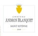 2nd label thumbnail of Chateau Andron-Blanquet