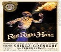 Label 1 of Vinaceous Red Right Hand
