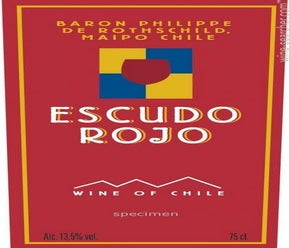 Label 1 of Baron Philippe de Rothschild Escudo Rojo