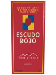 Click to see larger label image Label of 2014 Baron Philippe de Rothschild Escudo Rojo