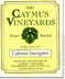 13th label thumbnail of Caymus Vineyards Cabernet Sauvignon