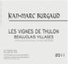 1st label thumbnail of Jean-Marc Burgaud Vignes de Thulon Beaujolais Villages